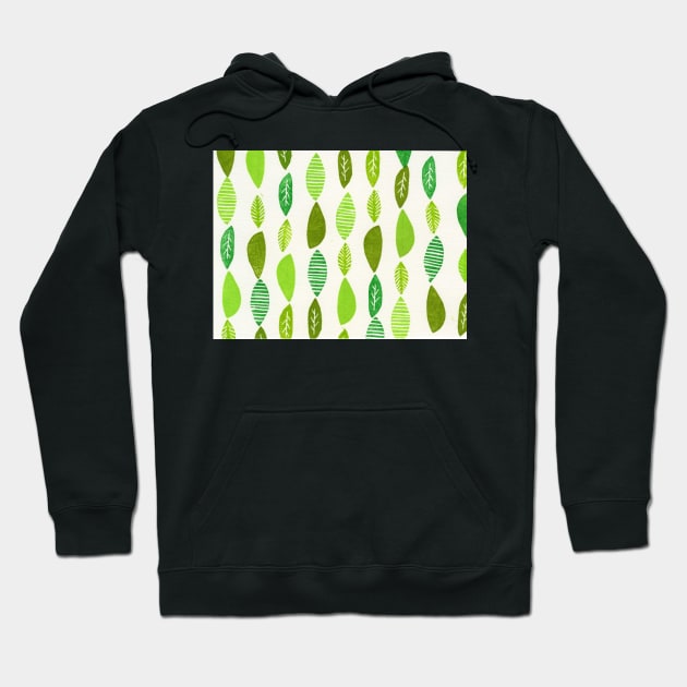 Leaves in Lines Hoodie by ellenmueller